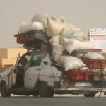 سيارة أجرة في أحد شوارع العاصمة الموريتانية نواكشوط